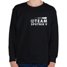 PRINTFASHION Sputnik V Team - Gyerek pulóver - Fekete gyerek pulóver, kardigán