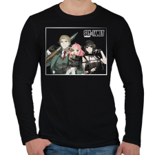 PRINTFASHION Spy x Family - Forger - Férfi hosszú ujjú póló - Fekete férfi póló