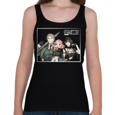 PRINTFASHION Spy x Family - Forger - Női atléta - Fekete