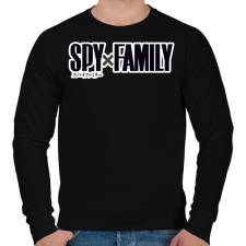 PRINTFASHION Spy x Family logó - Férfi pulóver - Fekete férfi pulóver, kardigán