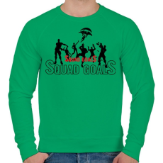 PRINTFASHION Squad Goals - Férfi pulóver - Zöld