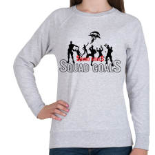 PRINTFASHION Squad Goals - Női pulóver - Sport szürke női pulóver, kardigán