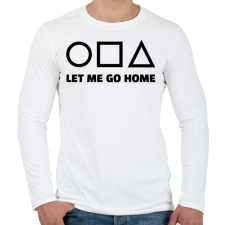 PRINTFASHION SQUID GAME 5 - Férfi hosszú ujjú póló - Fehér férfi póló
