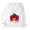 PRINTFASHION Squid game boss and soldiers - nyerd meg az életed - Sportzsák, Tornazsák - Fehér