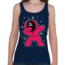 PRINTFASHION Squid Game Dab háromszög fehér - Női atléta - Sötétkék