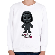 PRINTFASHION Squid Game Doll - Gyerek pulóver - Fehér