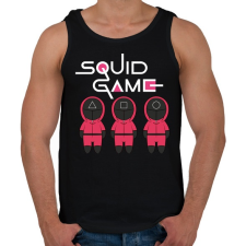 PRINTFASHION Squid Game - Férfi atléta - Fekete atléta, trikó