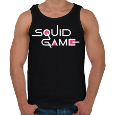 PRINTFASHION Squid Game - Férfi atléta - Fekete atléta, trikó