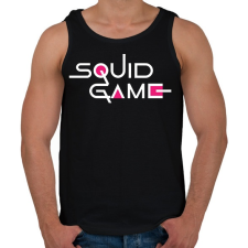 PRINTFASHION Squid Game - Férfi atléta - Fekete atléta, trikó