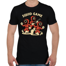 PRINTFASHION squid game - Férfi póló - Fekete