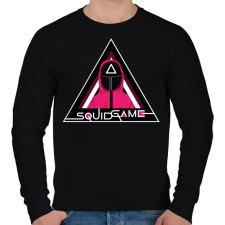 PRINTFASHION Squid Game - Férfi pulóver - Fekete férfi pulóver, kardigán