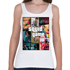 PRINTFASHION Squid Game GTA - Női atléta - Fehér női trikó