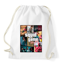 PRINTFASHION Squid Game GTA - Sportzsák, Tornazsák - Fehér tornazsák