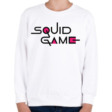 PRINTFASHION Squid Game - Gyerek pulóver - Fehér gyerek pulóver, kardigán