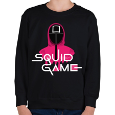 PRINTFASHION Squid Game - Gyerek pulóver - Fekete gyerek pulóver, kardigán