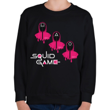 PRINTFASHION SQUID GAME jelek - Gyerek pulóver - Fekete gyerek pulóver, kardigán