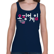 PRINTFASHION SQUID GAME logo - Női atléta - Sötétkék női trikó