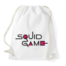 PRINTFASHION Squid Game - Logo - Sportzsák, Tornazsák - Fehér tornazsák