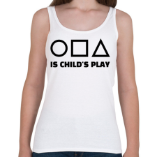 PRINTFASHION SQUID GAME - Női atléta - Fehér női trikó