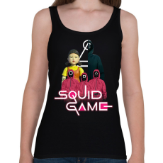 PRINTFASHION Squid game - Női atléta - Fekete