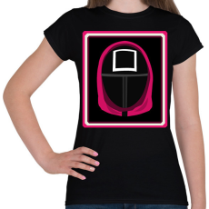 PRINTFASHION Squid Game - Női póló - Fekete