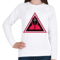 PRINTFASHION Squid game - Női pulóver - Fehér