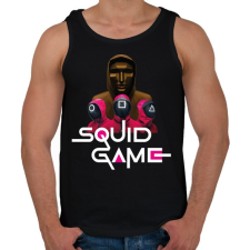 PRINTFASHION Squid game - Nyerd meg az életed 06 - Férfi atléta - Fekete atléta, trikó