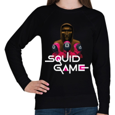 PRINTFASHION Squid game - Nyerd meg az életed 06 - Női pulóver - Fekete női pulóver, kardigán