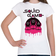 PRINTFASHION Squid game - Nyerd meg az életed N10 - Női póló - Fehér női póló