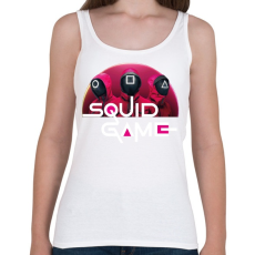 PRINTFASHION Squid game - nyerd meg az életed - Női atléta - Fehér