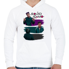 PRINTFASHION Squid Game Season 2 - Férfi kapucnis pulóver - Fehér férfi pulóver, kardigán