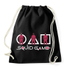 PRINTFASHION Squid Game - Sportzsák, Tornazsák - Fekete