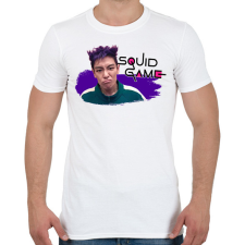 PRINTFASHION Squid game thanos - Férfi póló - Fehér férfi póló