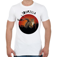 PRINTFASHION Squirzilla - Férfi póló - Fehér