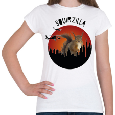 PRINTFASHION Squirzilla - Női póló - Fehér női póló