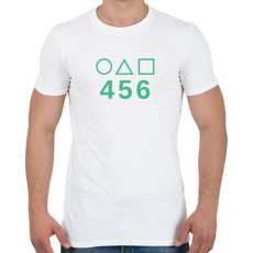 PRINTFASHION Squit game 456 - Férfi póló - Fehér