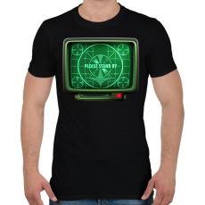 PRINTFASHION Stand by - Férfi póló - Fekete