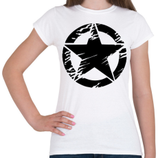 PRINTFASHION star - Női póló - Fehér