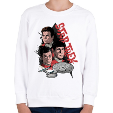 PRINTFASHION Star Trek - Gyerek pulóver - Fehér