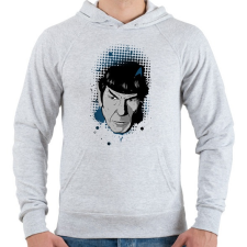 PRINTFASHION Star Trek - Spock - Férfi kapucnis pulóver - Sport szürke férfi pulóver, kardigán