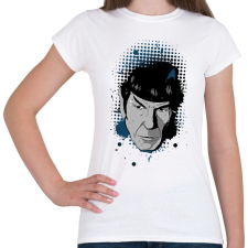 PRINTFASHION Star Trek - Spock - Női póló - Fehér női póló