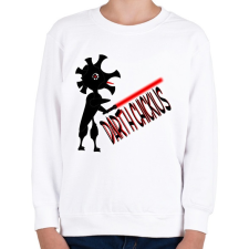 PRINTFASHION Star Wars Fan Art Darth Chicidus - Gyerek pulóver - Fehér gyerek pulóver, kardigán