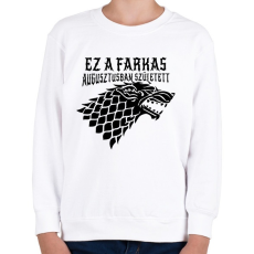 PRINTFASHION Stark születésnap  - Gyerek pulóver - Fehér