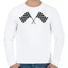 PRINTFASHION Start - Férfi pulóver - Fehér férfi pulóver, kardigán