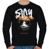 PRINTFASHION Stay awesome - Férfi pulóver - Fekete