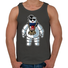 PRINTFASHION Stay dope - Férfi atléta - Sötétszürke
