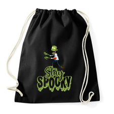 PRINTFASHION Stay Spooky Zombie - Sportzsák, Tornazsák - Fekete tornazsák