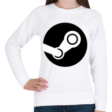 PRINTFASHION Steam - Női pulóver - Fehér