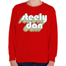 PRINTFASHION Steely Dan - Gyerek pulóver - Piros