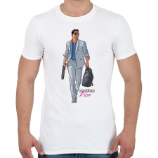 PRINTFASHION Sterling Archer - Férfi póló - Fehér férfi póló